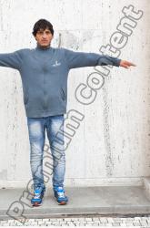 Whole Body Man T poses White Casual Average